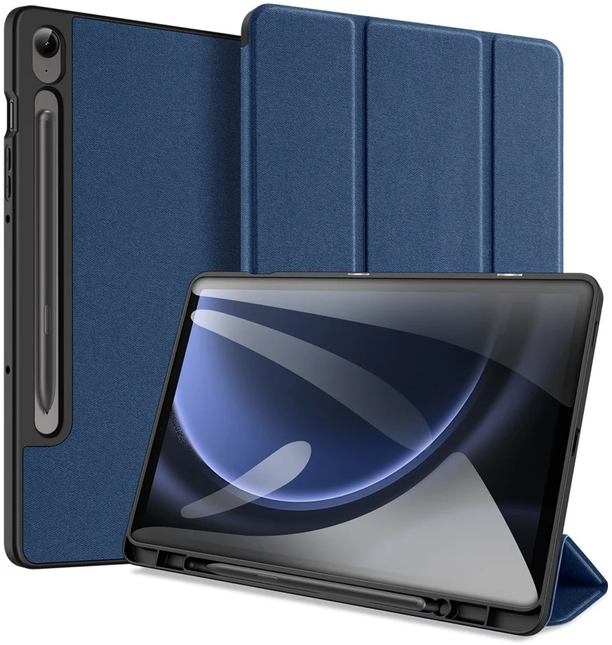 Dux Ducis Domo Samsung Tab S10 Lite / S10 FE / S9 FE / S9 Hoes Book Case Blauw afbeelding 1