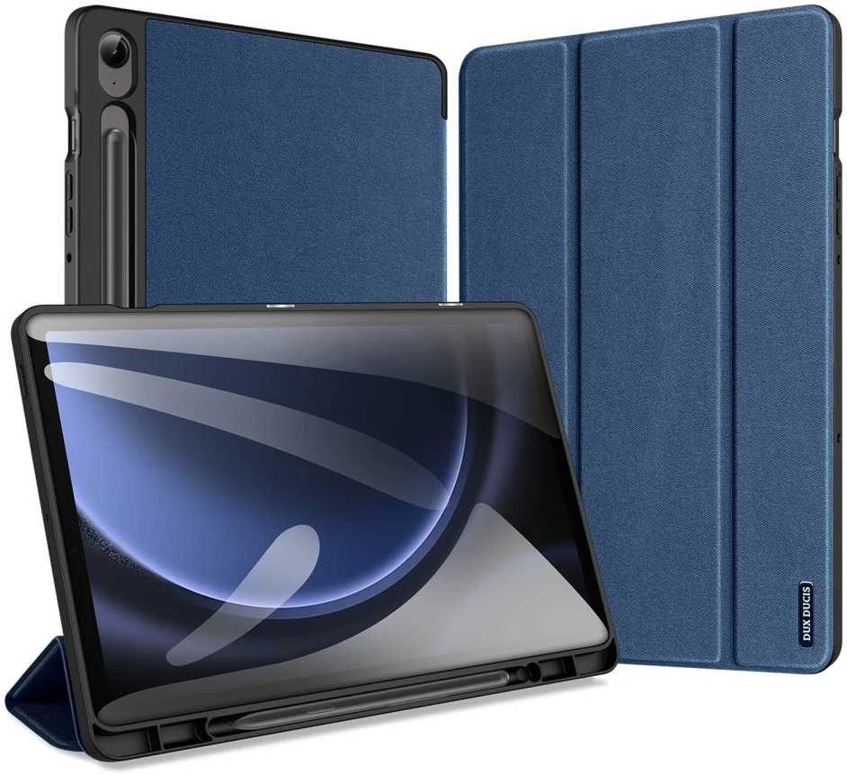 Dux Ducis Domo Samsung Tab S10 Lite / S10 FE / S9 FE / S9 Hoes Book Case Blauw afbeelding 2