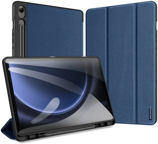Dux Ducis Domo Samsung Tab S10 Lite / S10 FE / S9 FE / S9 Hoes Book Case Blauw afbeelding 2