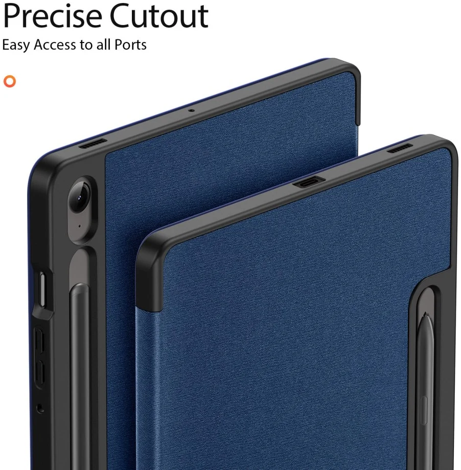 Dux Ducis Domo Samsung Tab S10 Lite / S10 FE / S9 FE / S9 Hoes Book Case Blauw afbeelding 9