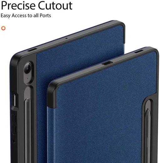Dux Ducis Domo Samsung Tab S10 Lite / S10 FE / S9 FE / S9 Hoes Book Case Blauw afbeelding 9