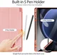 Dux Ducis Domo Samsung Tab S10 Lite / S10 FE / S9 FE / S9 Hoes Book Case Roze afbeelding 5
