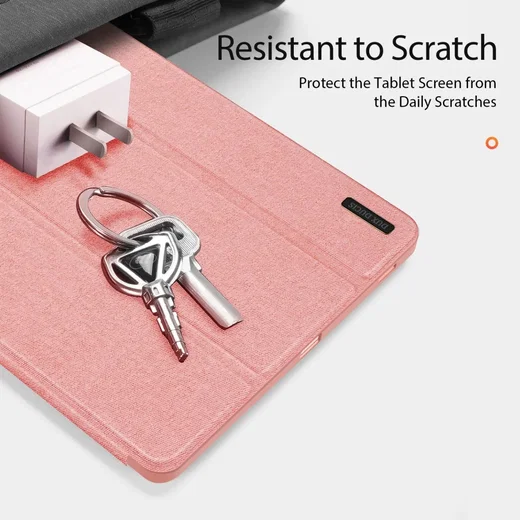 Dux Ducis Domo Samsung Tab S10 Lite / S10 FE / S9 FE / S9 Hoes Book Case Roze afbeelding 8