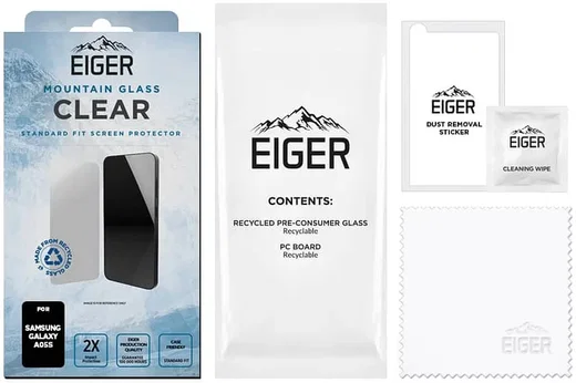 Eiger Mountain Glass Samsung Galaxy A05s Screen Protector afbeelding 4