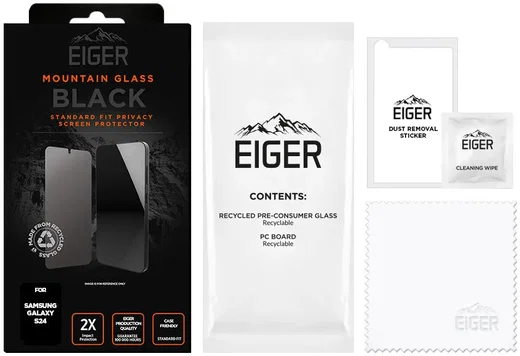 Eiger Mountain Privacy Samsung Galaxy S24 Screen Protector afbeelding 4