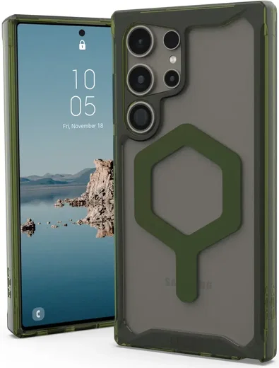 UAG Plyo Samsung Galaxy S24 Ultra Hoesje Ice Olive afbeelding 1