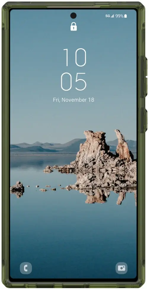 UAG Plyo Samsung Galaxy S24 Ultra Hoesje Ice Olive afbeelding 7