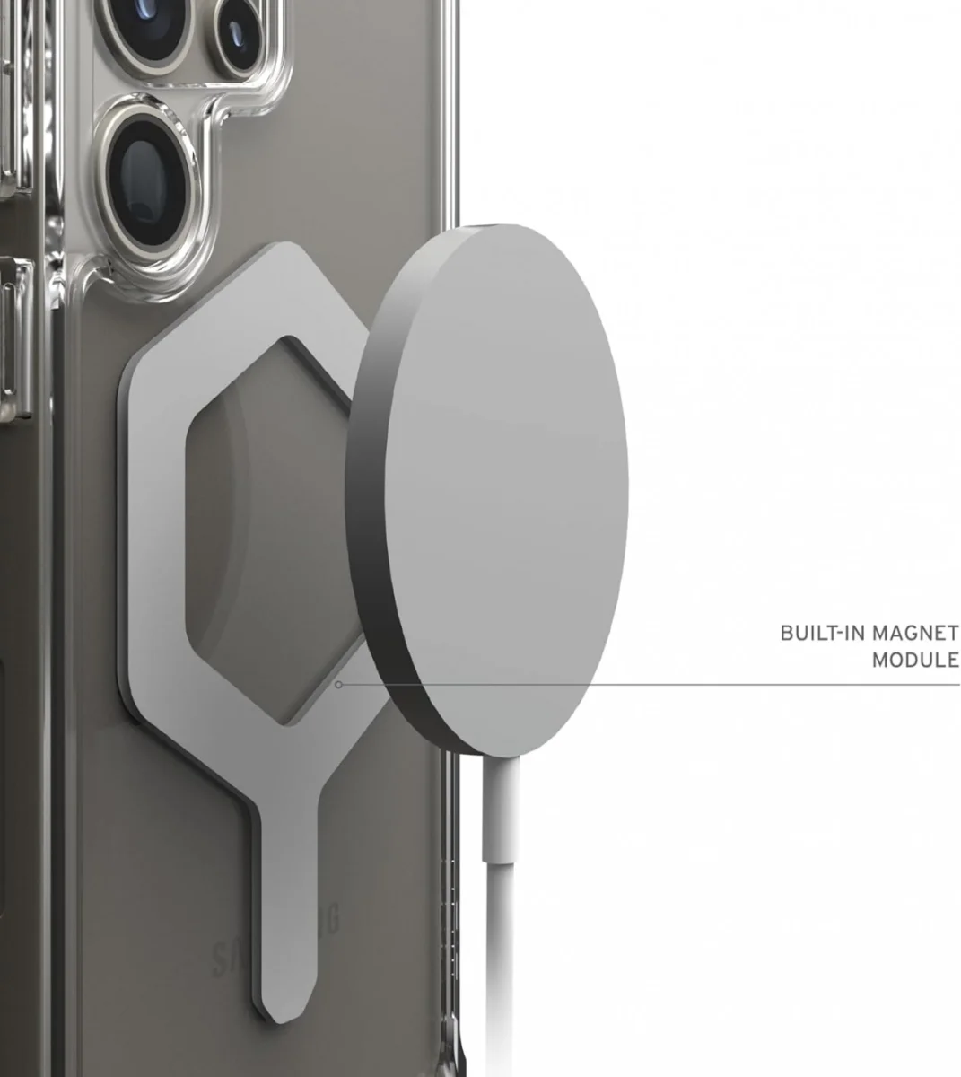 UAG Plyo Samsung Galaxy S24 Ultra Hoesje Back Cover Ice Zilver afbeelding 2