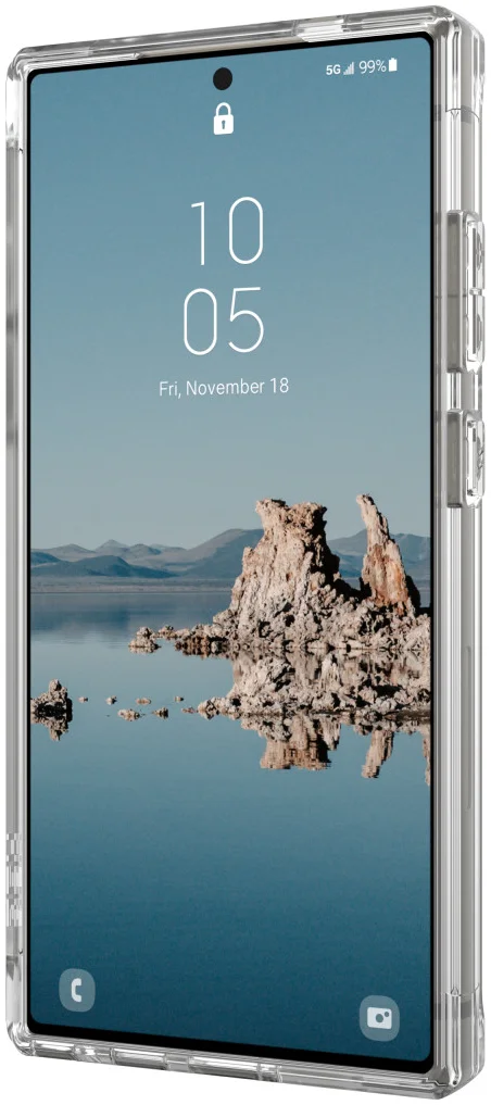 UAG Plyo Samsung Galaxy S24 Ultra Hoesje Back Cover Ice Zilver afbeelding 14