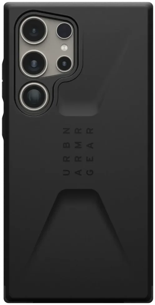 Urban Armor Gear Civilian Samsung Galaxy S24 Ultra Hoesje Zwart afbeelding 2