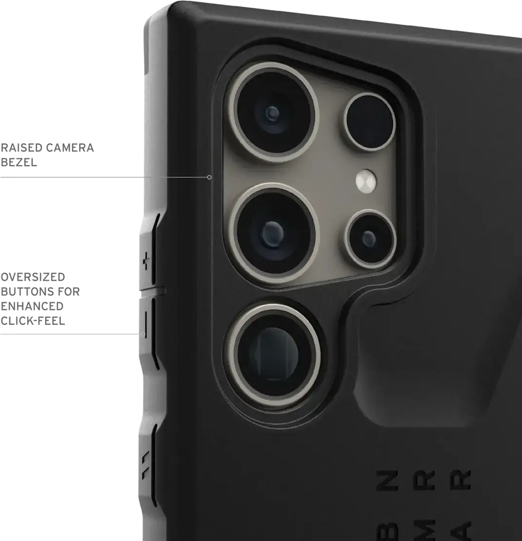 Urban Armor Gear Civilian Samsung Galaxy S24 Ultra Hoesje Zwart afbeelding 9