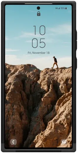 Urban Armor Gear Civilian Samsung Galaxy S24 Ultra Hoesje Zwart afbeelding 5