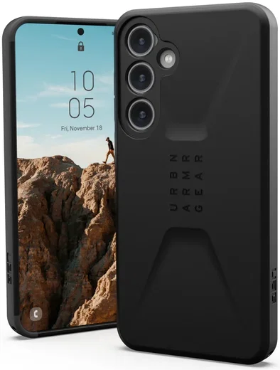 Urban Armor Gear Civilian Samsung Galaxy S24 Plus Hoesje Zwart afbeelding 1
