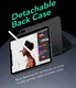 ESR Shift iPad Air 11 (2024/2025) / Air 10.9 (2022/2020) Hoes Book Case Zwart afbeelding 6