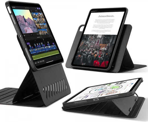 ESR Shift iPad Air 11 (2024/2025) / Air 10.9 (2022/2020) Hoes Book Case Zwart afbeelding 1