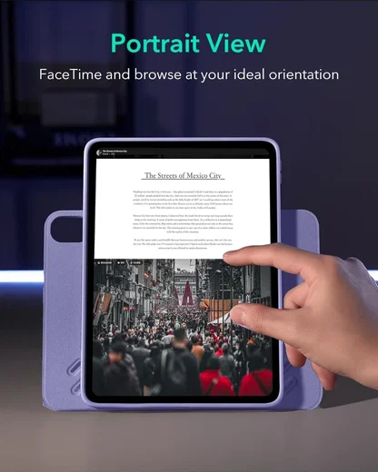 ESR Shift iPad Air 11 (2024/2025) / Air 10.9 (2022/2020) Hoes Book Case Paars afbeelding 9