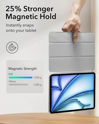 ESR Rebound Magnetic iPad Air 11 2024/2025/2026 /Air 10.9 (2022/2020) Hoes Grijs afbeelding 4