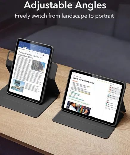 ESR Rebound Hybrid 360 iPad Air 11 (2024/2025)/Air 10.9 (2022/2020) Hoes Zwart afbeelding 9