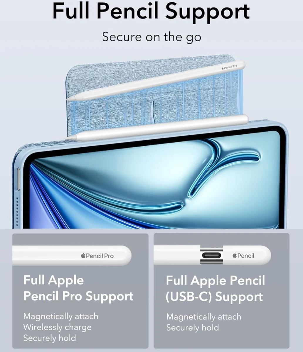 ESR Rebound Hybrid 360 iPad Air 11 (24/25/26)/Air 10.9 (2022/2020) Hoes Blauw afbeelding 7