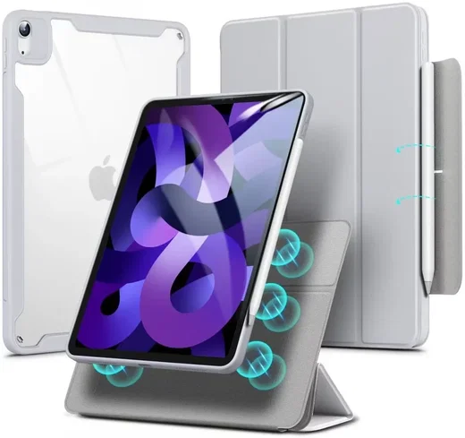 ESR Rebound Hybrid 360 iPad Air 11 (24/25/26)/Air 10.9 (2022/2020) Hoes Grijs afbeelding 1