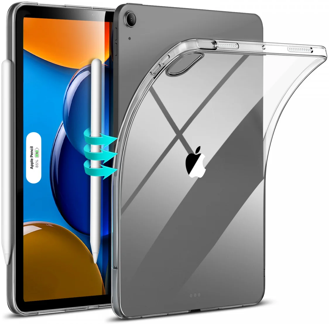 ESR Zero Soft iPad Air 11 (24/25/26) / Air 10.9 (22/20) Hoes Transparant afbeelding 1