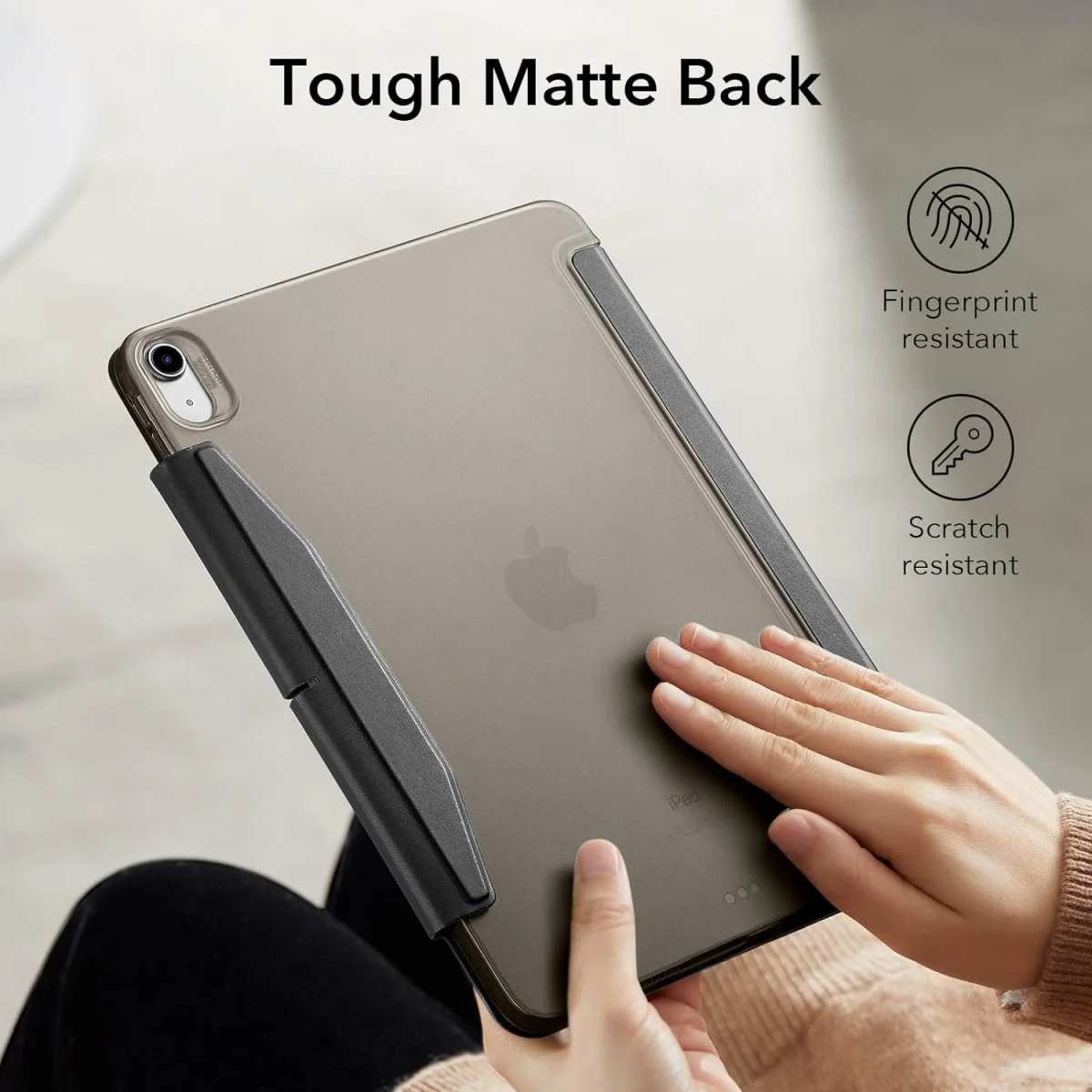 ESR Ascend iPad Air 11 (2024/2025)/Air 10.9 (2022/2020) Hoes Book Case Zwart afbeelding 7