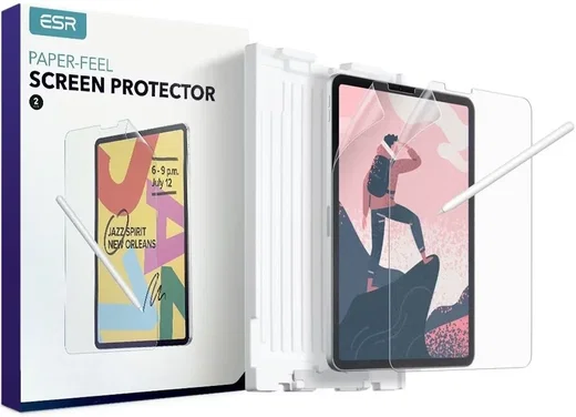 ESR Paper Feel iPad Air 10.9 / iPad Pro 11 Screen Protector 2-Pack afbeelding 1