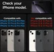 Spigen Optik Pro iPhone 16 Pro (Max)/15 Pro (Max) Camera Protector Zwart 2-Pack afbeelding 5