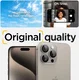Spigen Optik iPhone 15 Pro/15 Pro Max Camera Protector Titanium 2-Pack afbeelding 6