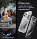 Spigen Ultra Hybrid Zero One MagSafe iPhone 15 Pro Max Hoesje Wit afbeelding 5
