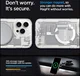 Spigen Ultra Hybrid Zero One MagSafe iPhone 15 Pro Max Hoesje Wit afbeelding 6
