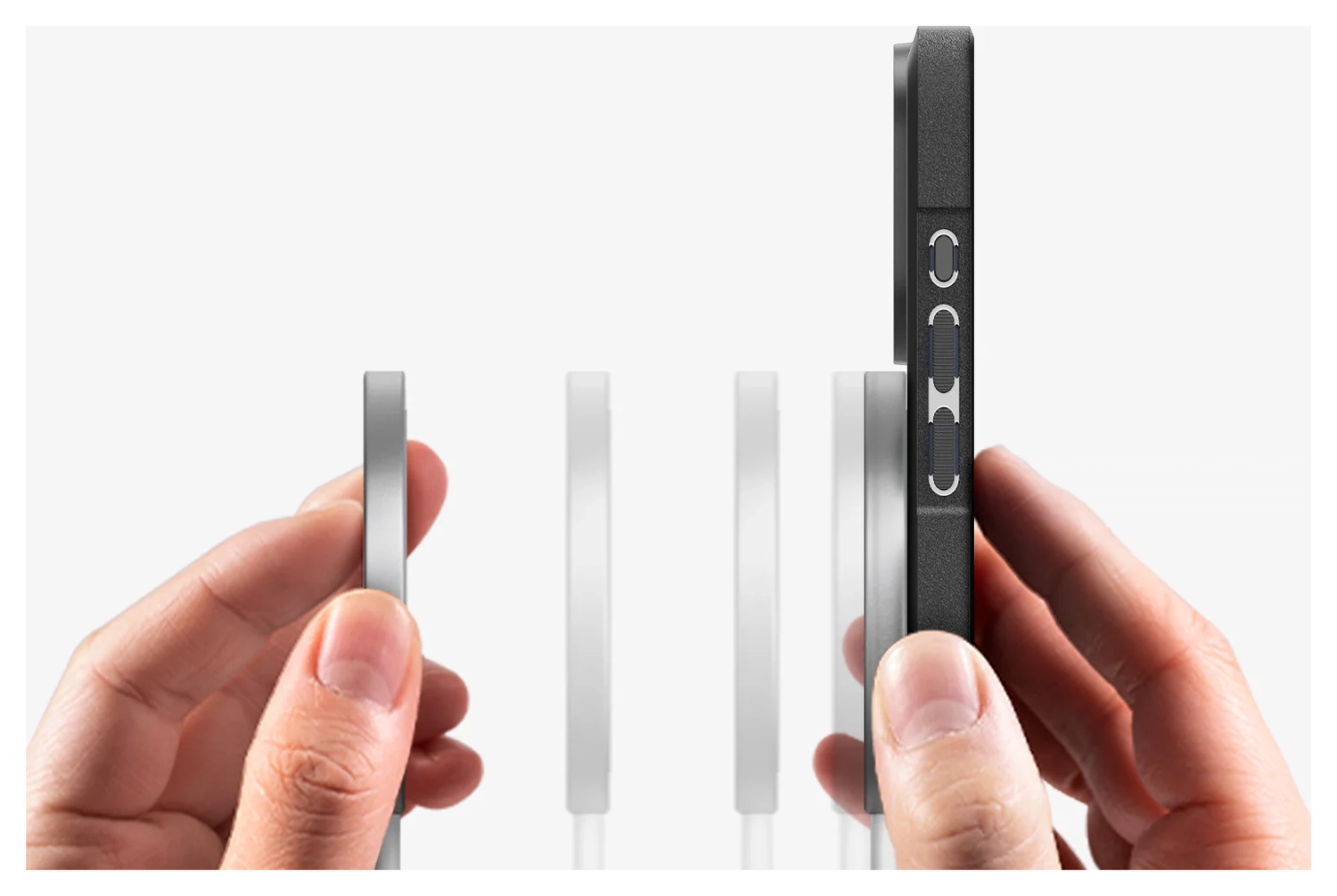 Spigen Core Armor MagFit Apple iPhone 15 Pro Hoesje MagSafe Zwart afbeelding 6