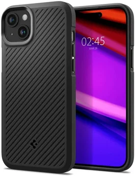 Spigen Core Armor Apple iPhone 15 Hoesje Back Cover Zwart