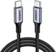 UGREEN USB-C naar USB-C Data en Laadkabel 100W 0.5M Grijs afbeelding 2