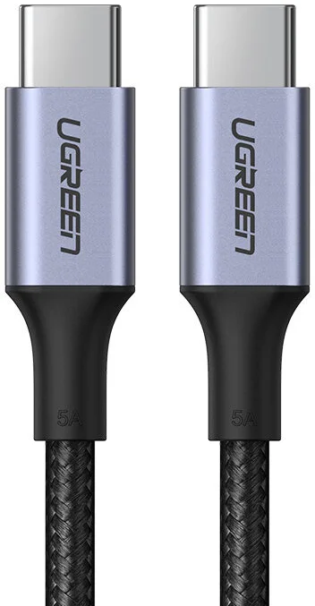 UGREEN USB-C naar USB-C Data en Laadkabel 100W 0.5M Grijs afbeelding 9