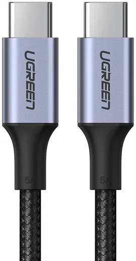 UGREEN USB-C naar USB-C Data en Laadkabel 100W 0.5M Grijs afbeelding 9