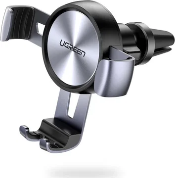 UGREEN Gravity Drive Telefoonhouder Ventilatierooster Auto Grijs