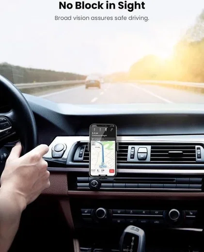 UGREEN Gravity Drive Telefoonhouder Ventilatierooster Auto Grijs afbeelding 4
