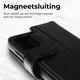 Rosso Elite Samsung S23 Ultra Hoesje MagSafe Book Case Leer Zwart afbeelding 9
