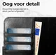 Rosso Elite Samsung S23 Ultra Hoesje MagSafe Book Case Leer Zwart afbeelding 6