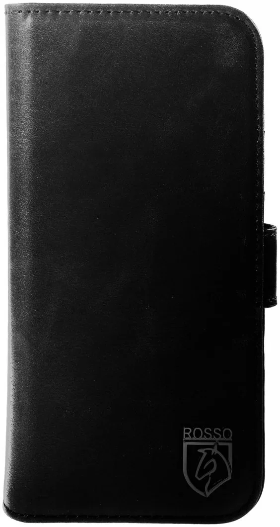Rosso Elite Samsung S23 Ultra Hoesje MagSafe Book Case Leer Zwart afbeelding 12