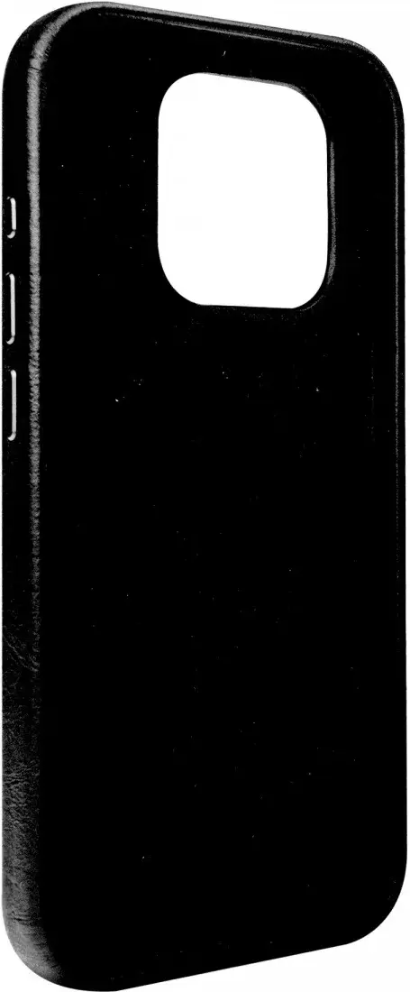 Rosso Elite iPhone 15 Hoesje Leer Back Cover MagSafe Zwart afbeelding 11