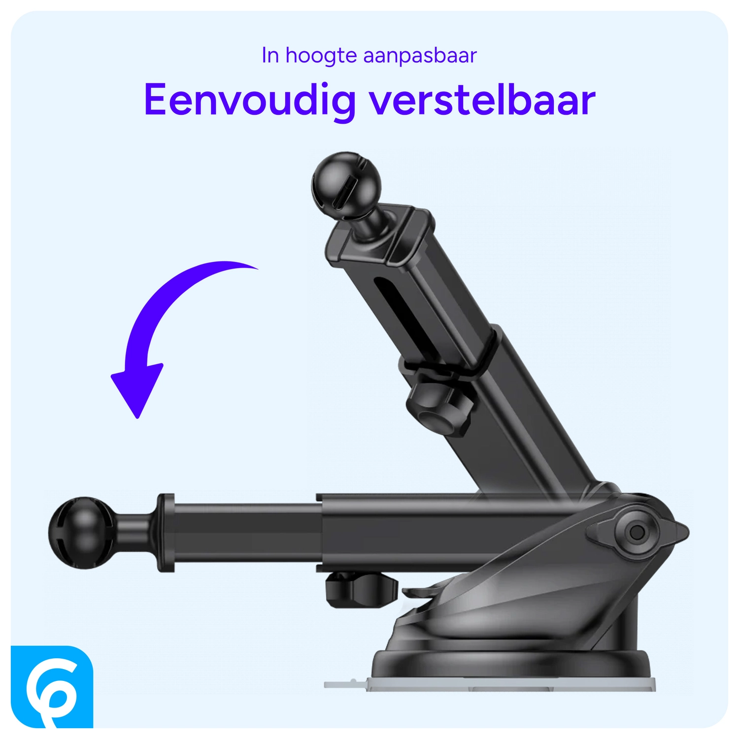 SBG Tablet / Telefoon Houder met Dikke Klemmen Auto Dashboard/Raam met Zuignap afbeelding 2