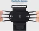 Universele 360° Verstelbare Sport Telefoonhouder Polsband Zwart afbeelding 4