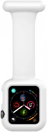 Apple Watch Verpleegkundige Bandje - 1-10/SE/Ultra - 49/46/45/44/42MM - Wit afbeelding 1