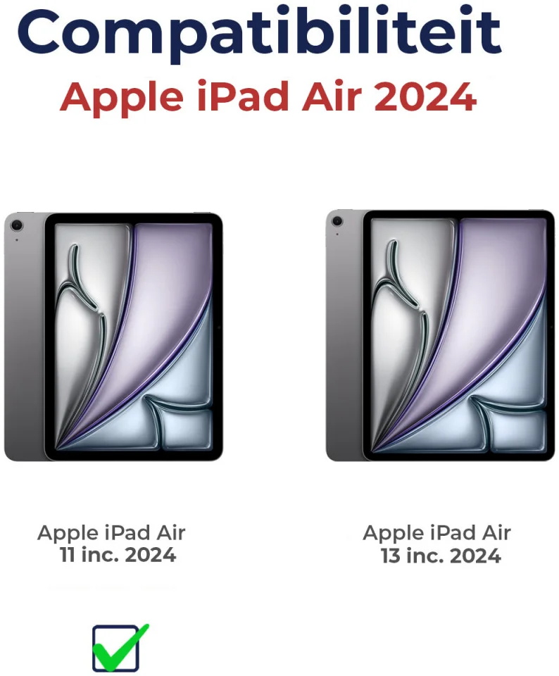 Rosso Element iPad Air 11 (2024/2025/2026) Hoes Bruin met Penhouder en Standaard afbeelding 5