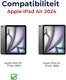 Rosso Element iPad Air 11 (2024/2025/2026) Hoes Bruin met Penhouder en Standaard afbeelding 5