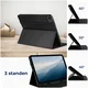 Rosso Element Apple iPad Air 13 (24/25/26) Hoes Book Case Zwart afbeelding 4