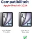 Rosso Element Apple iPad Air 13 (24/25/26) Hoes Book Case Zwart afbeelding 5