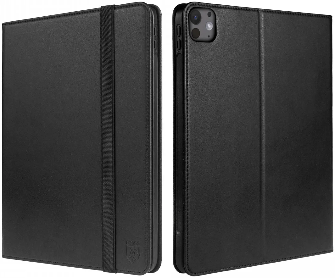 Rosso Element iPad Pro 13 (2024/2025) Hoes Book Case Zwart afbeelding 2